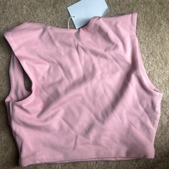 Pink Guizio stretch knit top - New with tags - Picture 4 of 4